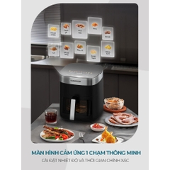 NỒI CHIÊN KHÔNG DẦU 6.5L SUNHOUSE SHD4092