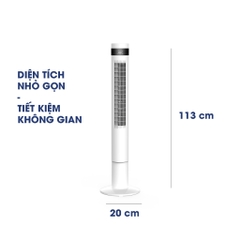 QUẠT THÁP PANWORLD PW-8207W - MÀU TRẮNG
