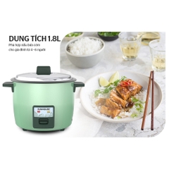 NỒI CƠM ĐIỆN 1.8L SUNHOUSE SHD8133