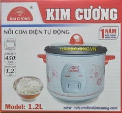 NỒI CƠM ĐIỆN KIM CƯƠNG 1.2L LỒNG MEN NẮP RỜI