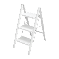 Thang ghế gấp gọn thông minh 3 bậc Fujihome SL103W (white )