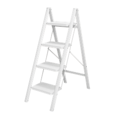 Thang ghế gấp gọn thông minh 4 bậc Fujihome SL104W (white )