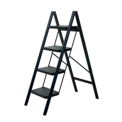 Thang ghế gấp gọn thông minh 4 bậc Fujihome SL104B (Black )