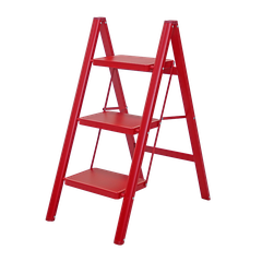 Thang ghế gấp gọn thông minh 3 bậc Fujihome SL103R (Red )