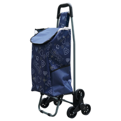 Xe kéo đi chợ leo cầu thang kèm túi tiện lơi FUJIHOME ST-30D6