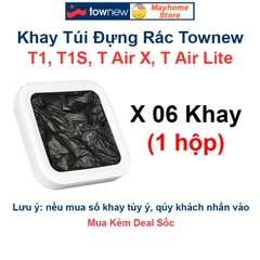 Thùng Rác Tự Động Thông Minh Xiaomi Townew T Air Lite 16.6L Thiết Kế Tối Giản, Tự Động Đóng Gói, Chống Nước IPX4