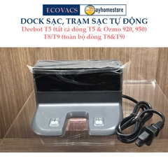 Hộp bụi, Hộp nước và khay lau cho robot hút bụi lau nhà Ecovacs Deebot Seri T5 T8 T9 N5 N8 N10 OzmoT8 Ozmo920 Ozmo950