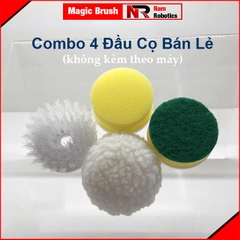 Máy Cọ Rửa Cầm Tay Đa Năng Magic Brush Pin Sạc 1500 mAh, Bàn Chải Vệ Sinh Nhà Bếp Không Dây Chống Nước Tiêu Chuẩn IPX6