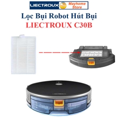 Phụ kiện robot hút bụi Liectroux C30B, Chổi lăn, chổi cạnh, lọc bụi, khăn lau Liectroux C30B