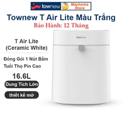 Thùng Rác Tự Động Thông Minh Xiaomi Townew T Air Lite 16.6L Thiết Kế Tối Giản, Tự Động Đóng Gói, Chống Nước IPX4
