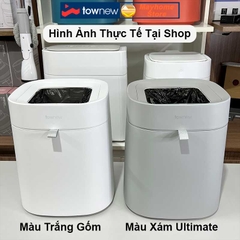Thùng Rác Tự Động Thông Minh Xiaomi Townew T Air Lite 16.6L Thiết Kế Tối Giản, Tự Động Đóng Gói, Chống Nước IPX4
