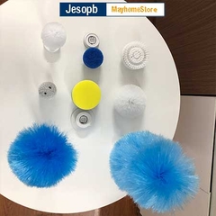 Bộ 8 Đầu Cọ (bán rời) Lắp Cho Máy cọ máy chà bàn chải làm sạch vệ sinh nhà tắm không dây Jesopb K129 Pin 4000mAh
