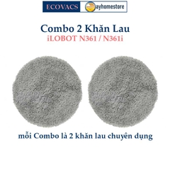 Phụ Kiện Khay & Khăn Lau Cho Robot Lau Kính iLOBOT HCR 02, HCR 11, HCR10, HCR12