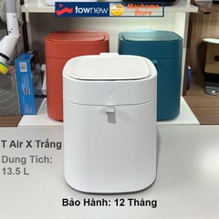 Thùng Rác Tự Động Thông Minh Xiaomi Townew T Air X 13.5L Màu Trắng Nâng Cấp Giảm Tiếng Ồn Cho Phòng Ngủ, Phòng Khách