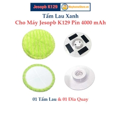 Tấm Lau Xanh Cho Máy Cọ Rửa Vệ Sinh Nhà Tắm Jesopb K129 Pin 4000 mAh