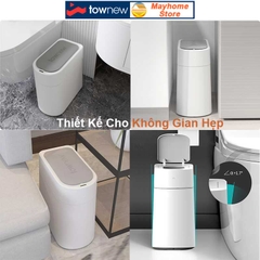 Thùng Rác Tự Động Thông Minh Xiaomi Townew T3 13L - Tự Động Hàn Đóng Gói Túi Rác Thay Túi Rác phù hợp cho không gian hẹp
