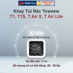 Khay Túi Rác Xiaomi Townew T1, T1S, T Air X, T Air Lite Túi Liền Dài 11m Có thể đóng túi 25 đến 30 lần bảo vệ môi trường