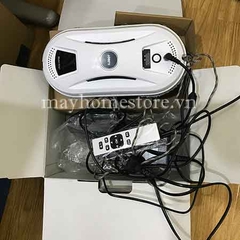 Robot lau kính tự động iLOBOT N361 (HCR 02) chống rơi 20 phút khi mất điện màu trắng với 10 khăn lau thay thế