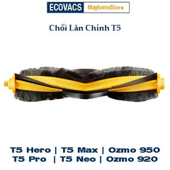 Chổi cuốn chổi giữa chổi lăn chính Robot hút bụi lau nhà Ecovacs T5 Max| T5 Hero| Ozmo 950| Ozmo 920| T5 Neo| T5 Power