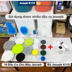 Máy Cọ Rửa Điện Đa Năng Jesopb K119 Sạc USB Pin 2000 mAh, Chống Nước Toàn Thân IPX7, Tương Thích Với Nhiều Đầu Cọ Jesopb