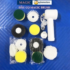 Phụ Kiện Đầu Cọ Cho Máy cọ rửa điện đa năng chống nước sạc USB Magic Brush Pin 1500 mAh thời gian làm việc 4h liên tục