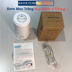 Máy Bơm Rót Nước Uống Đóng Chai Thông Minh Có Cổng Sạc USB Tiện Dụng, Chất Liệu Ống inox 304, Silicon An Toàn Sức Khỏe