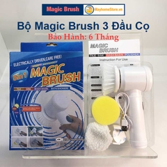 Máy Cọ Rửa Cầm Tay Đa Năng Magic Brush Pin Sạc 1500 mAh, Bàn Chải Vệ Sinh Nhà Bếp Không Dây Chống Nước Tiêu Chuẩn IPX6