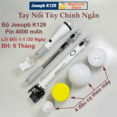 Bàn chải làm sạch vệ sinh nhà tắm không dây Jesopb K129 Pin 4000 mAh với 4 đầu thay thế Bảo Hành 6 Tháng