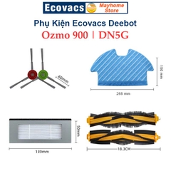 Phụ Kiện Robot Ecovacs Deebot Ozmo 900 Khăn Lau | Chổi Lăn Chính | Chổi Cuộn | Đôi Chổi Cạnh | Bộ Lọc Hepa