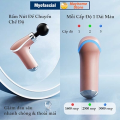 Máy Massage Myofascial Trị Nhức Mỏi Cơ Thể, Súng Massage Vật Lý Trị Liệu Fascial 8 Đầu Massage Compact Power KH 325