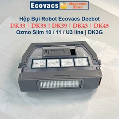 Phụ kiện Hộp Bụi Hộp Nước Đế Gắn Khăn Lau Robot Ecovacs Deebot Ozmo Slim 10, 11, U3 line, DK33, DK35, DK39, DK43, DK45