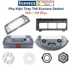 Phụ Kiện Thay Thế N9 Plus | Nắp Chổi Lăn N9+ | Đế Gắn Khăn Lau N9+ | Lọc Sơ Cấp N9+ Robot Ecovacs Deebot N9+