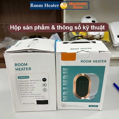 Máy sưởi Để Bàn 1200W, Quạt sưởi ấm mùa đông 220V tiết kiệm năng lượng, tiếng ồn thấp dành cho gia đình, văn phòng