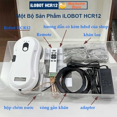 Robot Lau Kính Tự Động Phun Nước iLobot HCR 12 Siêu Mỏng Chống Rơi 20 Phút Khi Mất Điện