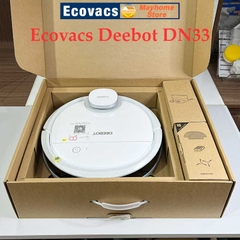 Robot Hút Bụi Lau Nhà Ecovacs Deebot DN33, Hàng Trưng Bày Chưa Qua Sử Dụng Kèm App Ecovacs Home Hỗ Trợ Kỹ Thuật 24/7