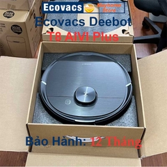 Robot Hút Bụi Lau Nhà Ecovacs Deebot T8 AIVI Plus, Hàng Trưng Bày Chưa Qua Sử Dụng Kèm App Ecovacs Hỗ Trợ Kỹ Thuật 24/7