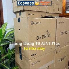 Robot Hút Bụi Lau Nhà Ecovacs Deebot T8 AIVI Plus, Hàng Trưng Bày Chưa Qua Sử Dụng Kèm App Ecovacs Hỗ Trợ Kỹ Thuật 24/7