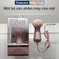 Máy Rửa Mặt, Massage Flawless Pin Sạc Không Dây với 4 Chế Độ Làm Sạch Da Mặt, Mát xa Sâu kích thích tái tạo Collagen