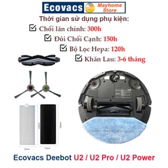 Phụ Kiện Robot Ecovacs Deebot U2 Pro | U2 Power | U2