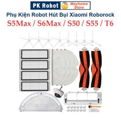 Phụ kiện Hộp Nước, Nắp Chổi Lăn Robot Xiaomi Roborock S5 Max, S6 Max, Roborock: S50, S51, S55, T6