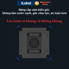 Robot Lau Kính Tự Động iLobot HCR 03 Tốc Độ Lau Nhanh, Độ ồn thấp, An Toàn Chống Rơi 20 Phút Khi Mất Điện