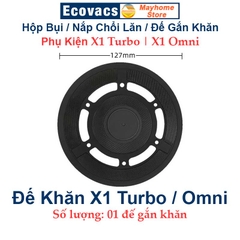 Hộp Bụi, Đế Gắn Khăn, Nắp Chổi Lăn Robot Hút Bụi Ecovacs Deebot X1 Turbo, X1 Omni, T10 Turbo, T10 Omni, T10 và T10 Plus.