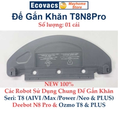 Hộp bụi, Hộp nước và khay lau cho robot hút bụi lau nhà Ecovacs Deebot Seri T5 T8 T9 N5 N8 N10 OzmoT8 Ozmo920 Ozmo950