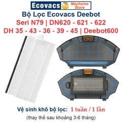 Phụ kiện Robot Ecovacs Deebot N79, N79S, N79T, N79W, DN620, DN621, DN622, DH35, DH36, DH39, DH43, DH45, DEEBOT600 & 601/