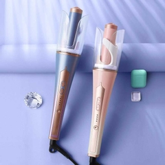 Máy Uốn Tóc Xoăn Xoay Tự Động 2 Chiều 360 độ Tạo Ion Âm 1000W Làm Xoăn Nhanh 10s Điều Chỉnh 3 Mức Nhiệt Cao Cấp