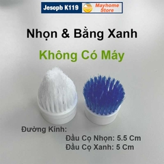 Máy Cọ Rửa Điện Đa Năng Jesopb K119 Sạc USB Pin 2000 mAh, Chống Nước Toàn Thân IPX7, Tương Thích Với Nhiều Đầu Cọ Jesopb