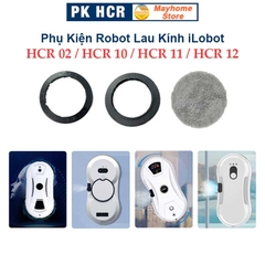 Phụ Kiện Khay & Khăn Lau Cho Robot Lau Kính iLOBOT HCR 02, HCR 11, HCR10, HCR12