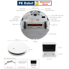 Phụ kiện Robot hút bụi Xiaomi Mop SKV4093GL - Mop 1C - Mop 2C - Dreame F9/ Lọc hepa, Chổi giữa, Chổi cạnh, Khăn lau