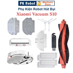 Phụ Kiện Nắp Chổi Lăn, Đế Gắn Khăn Robot Hút Bụi Lau Nhà Xiaomi Vacuum S10