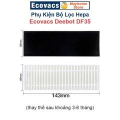 Phụ kiện Robot Hút Bụi Lau Nhà Ecovacs Deebot DF35 | DF43 | DF45, khăn lau, bộ lọc, chổi cạnh, chổi lăn chính ///